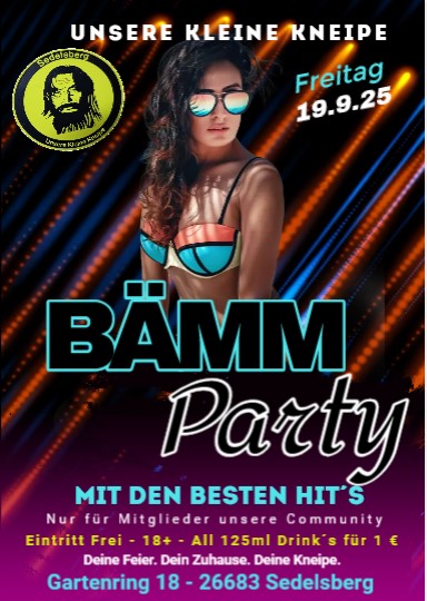 BÄMM Party 1 Euro Party